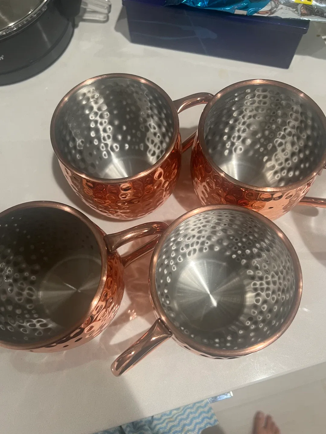 Set of 4 Moscow Mule Copper Mugs image indicator(2)