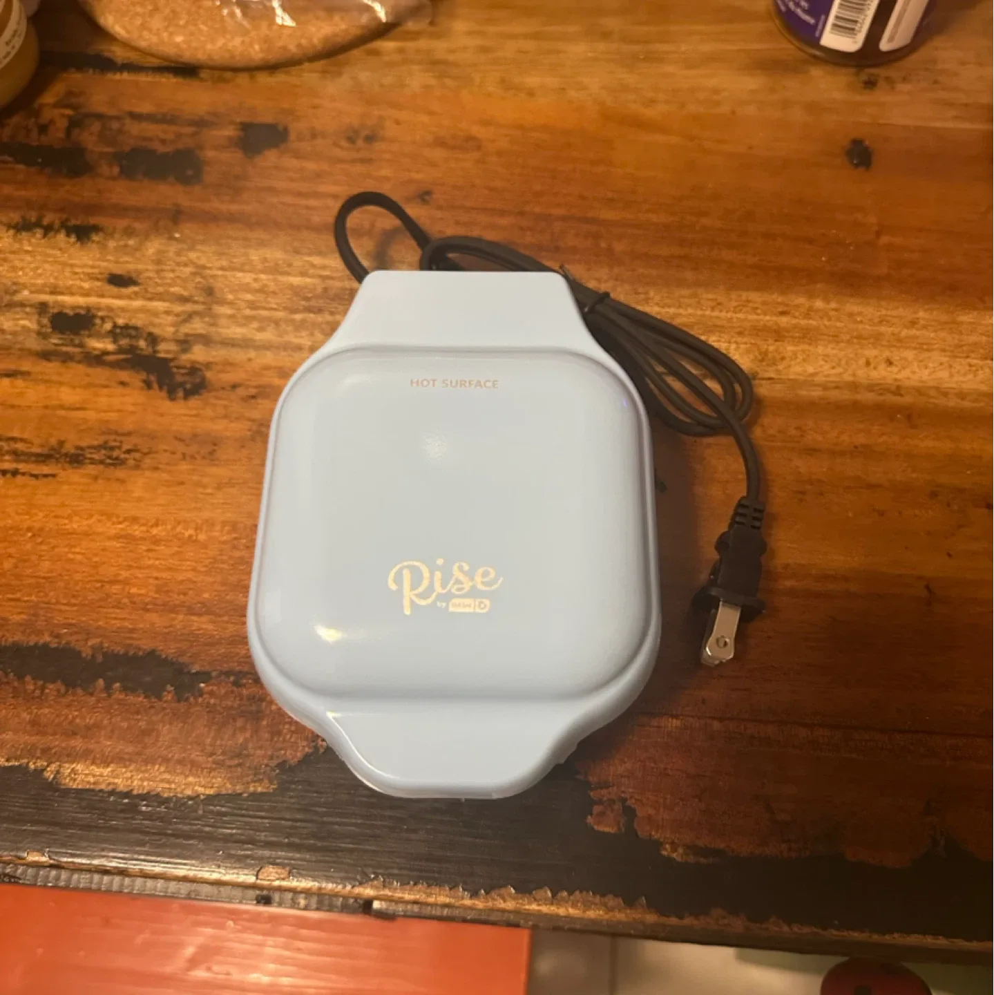 Rise by Dash Mini Waffle Maker - Blue