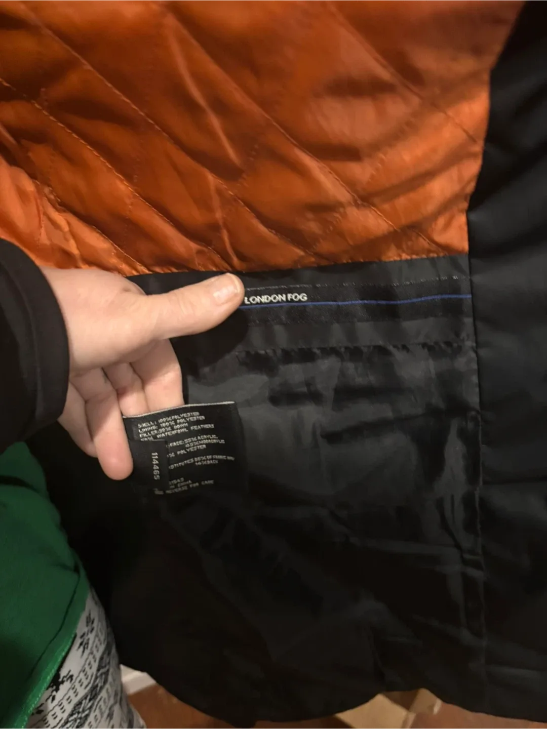 London Fog Black Puffer Coat image indicator(2)