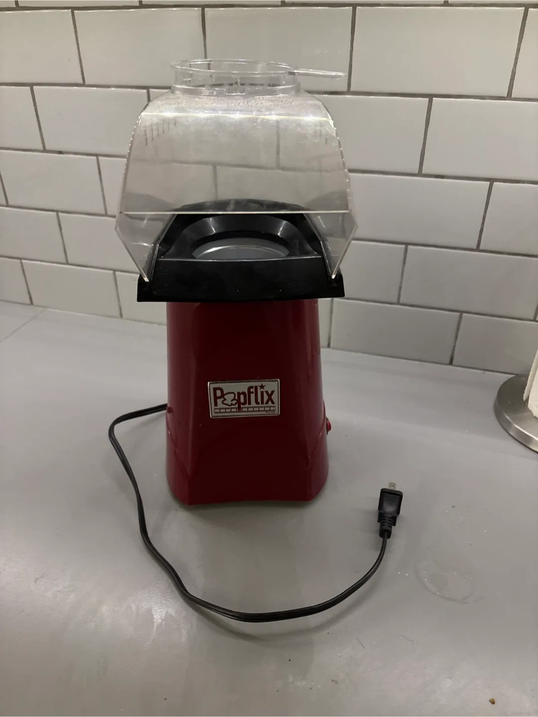 #cleanout PopFlix Hot Air Popcorn Maker