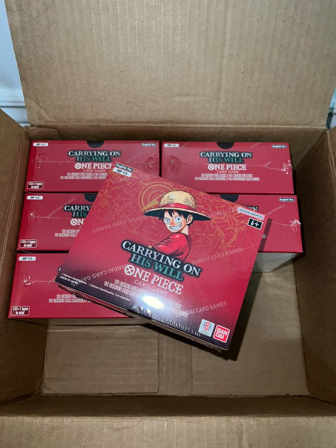 OP13 Carrying On His Will Booster Box Sealed