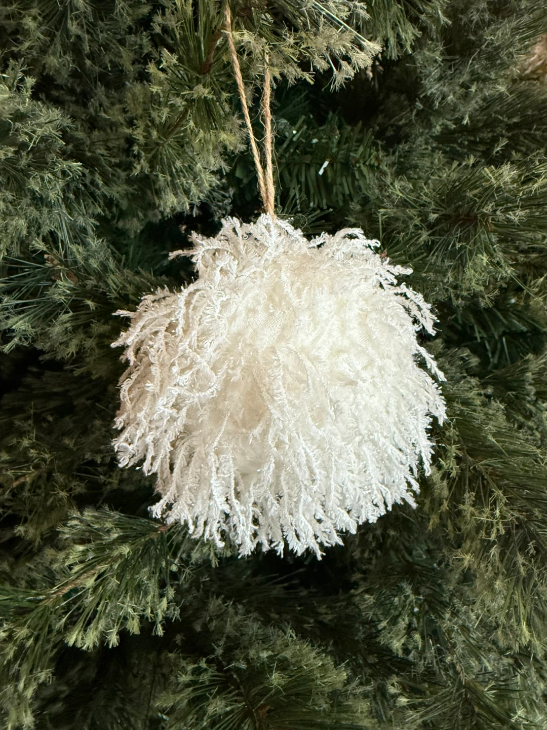 Snowballs hanging ornaments - photo 2