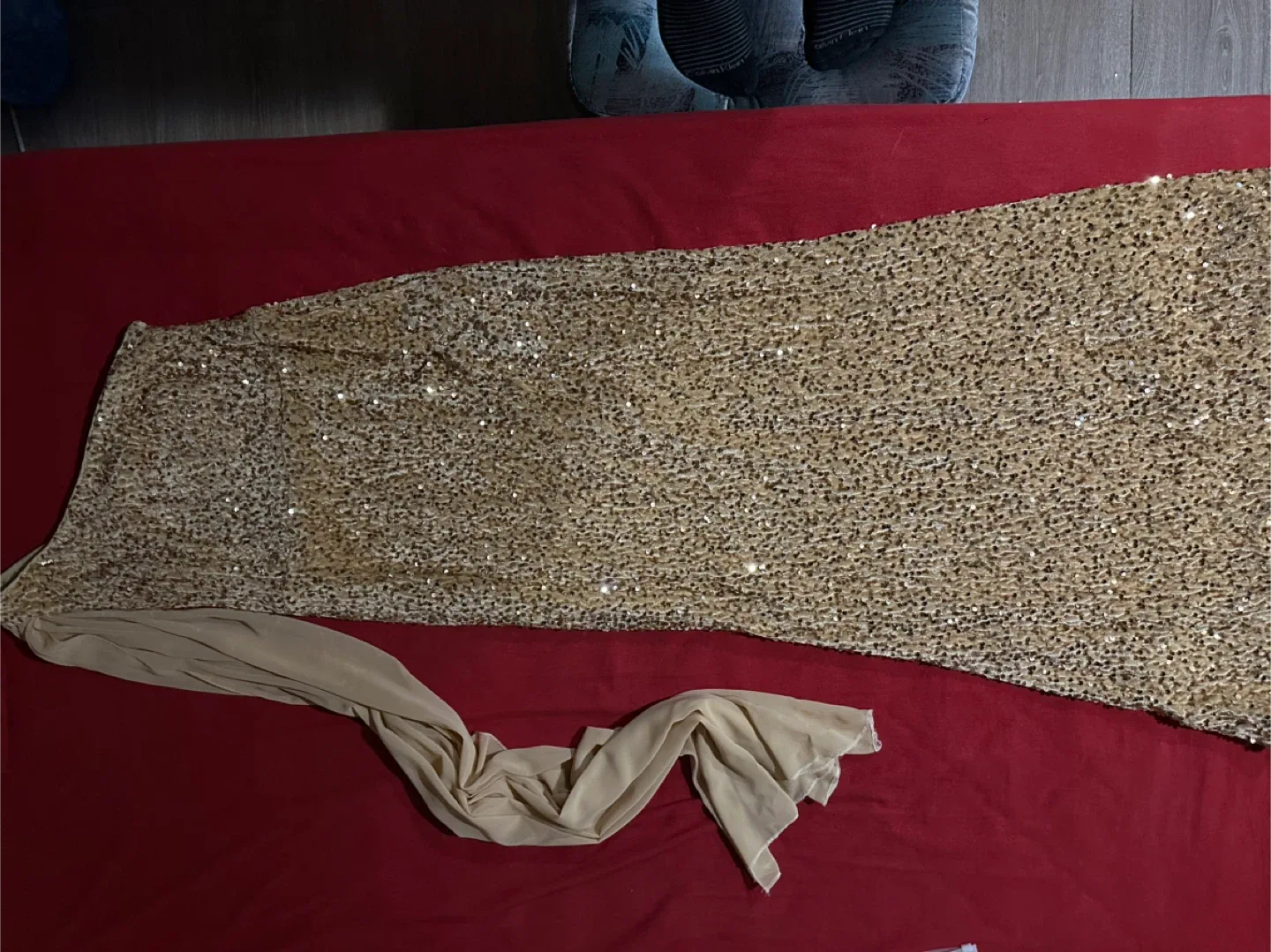 Sequin Gown - Gold image indicator(2)
