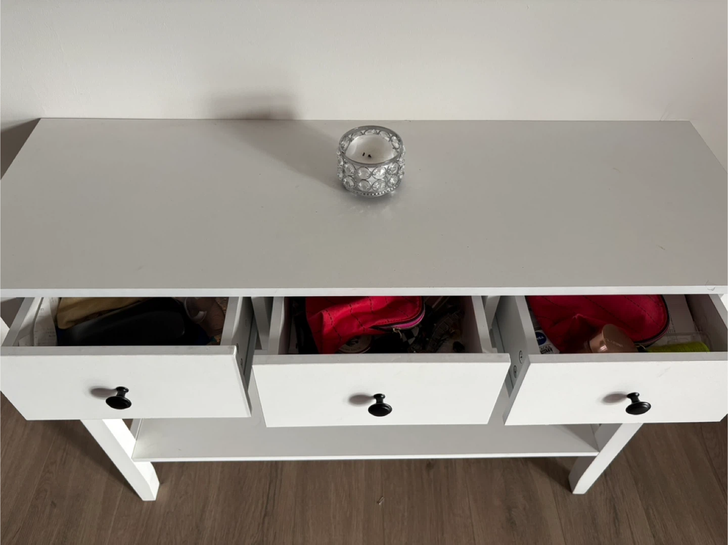 Soges Console Table - White Entryway Table - photo 2