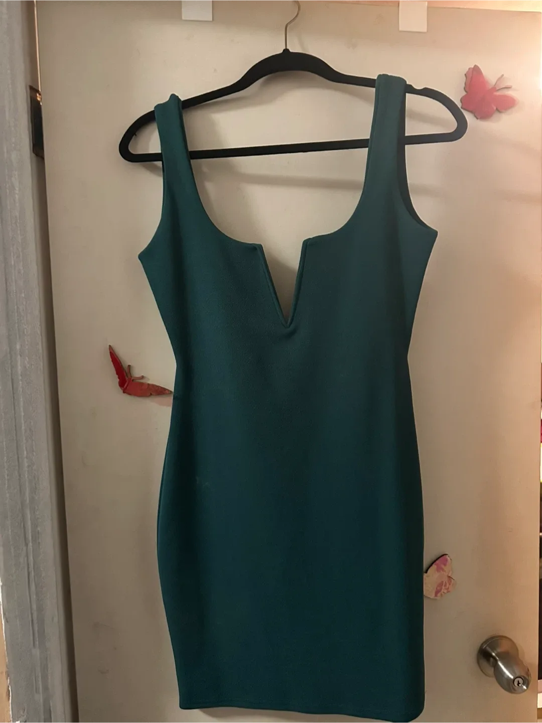 Green Bodycon Mini Dress