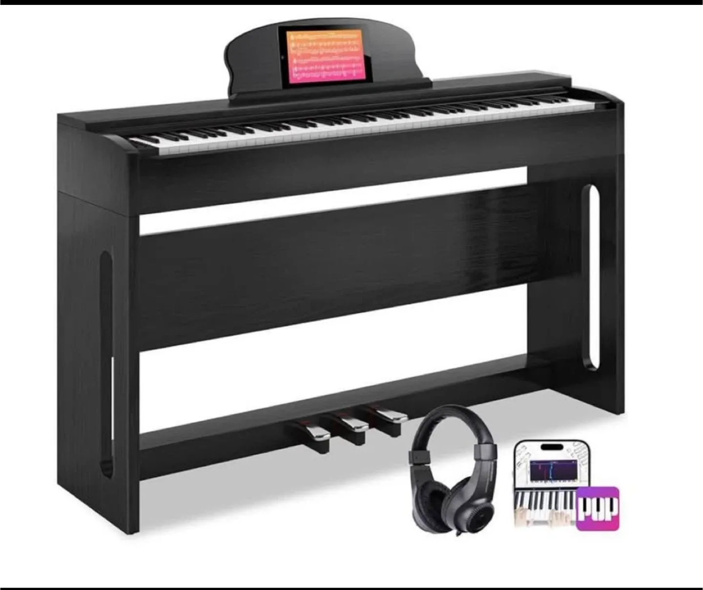 AODSK 88-Key Weighted Keyboard Digital Piano image indicator(2)