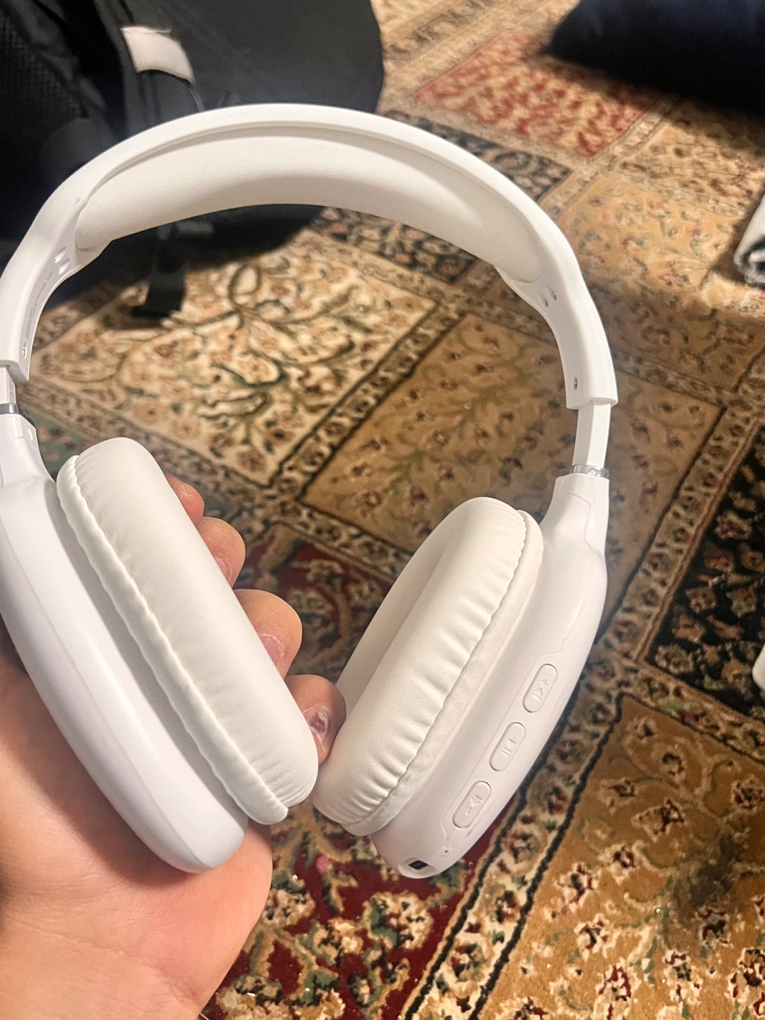 White Wireless Headphones