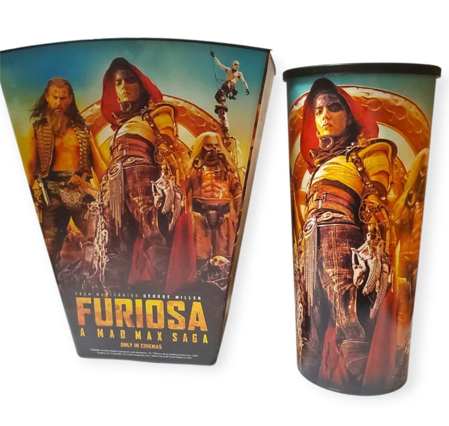 Furiosa: A Mad Max Saga popcorn bucket & cup from regal