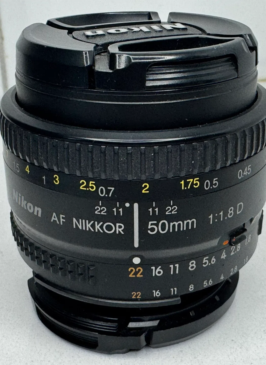 Nikon AF Nikkor 50mm f/1.8D Lens image indicator(2)