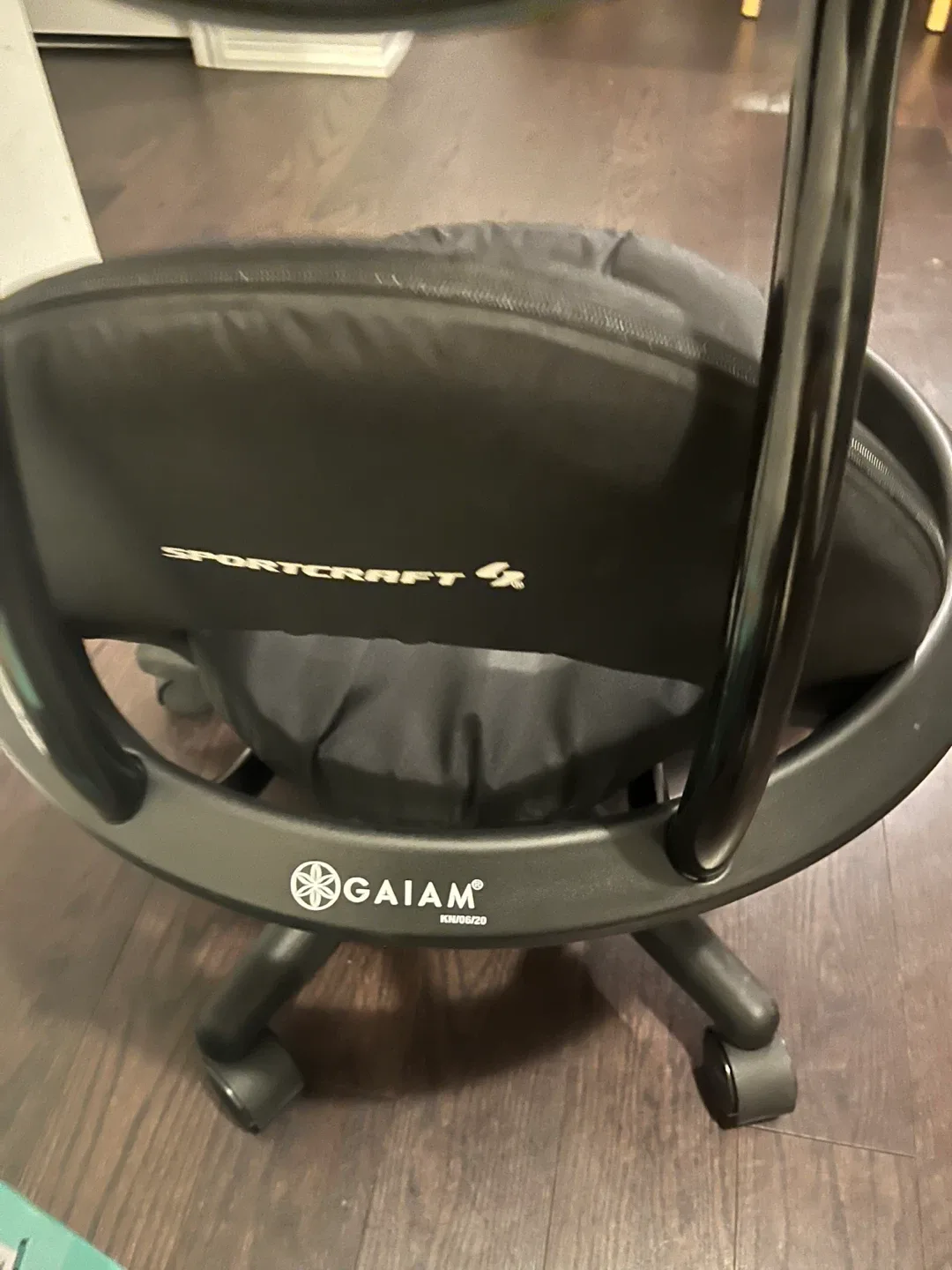 Gaiam Sportcraft Balance Ball Chair - Black
