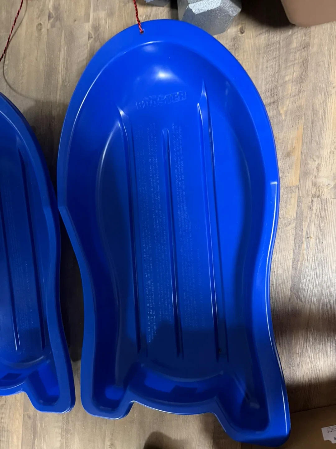 Blue Plastic Sled - Booster image indicator(2)