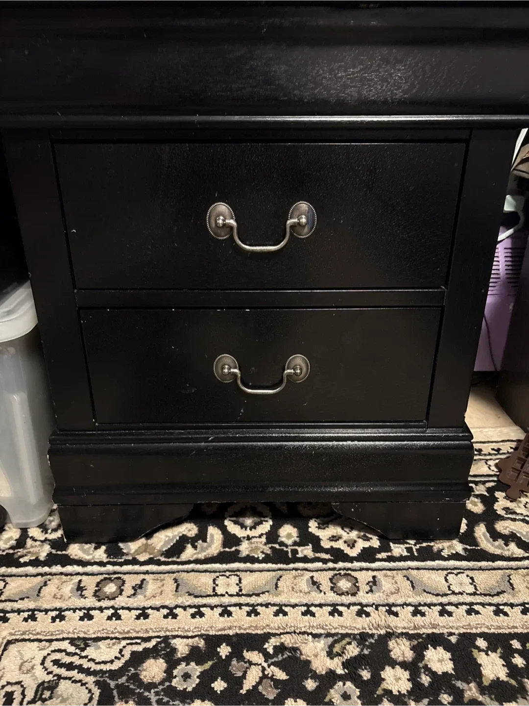 Black Dresser & Nightstand Set image indicator(2)