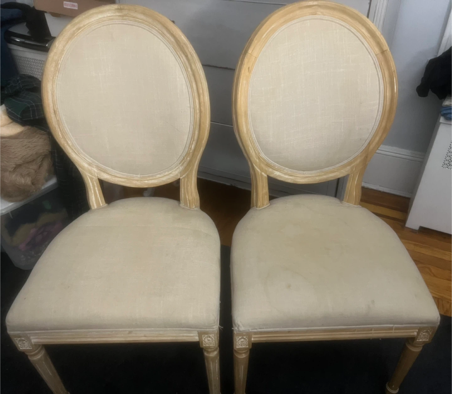 Pair of Antique Style Dining Chairs - photo 2