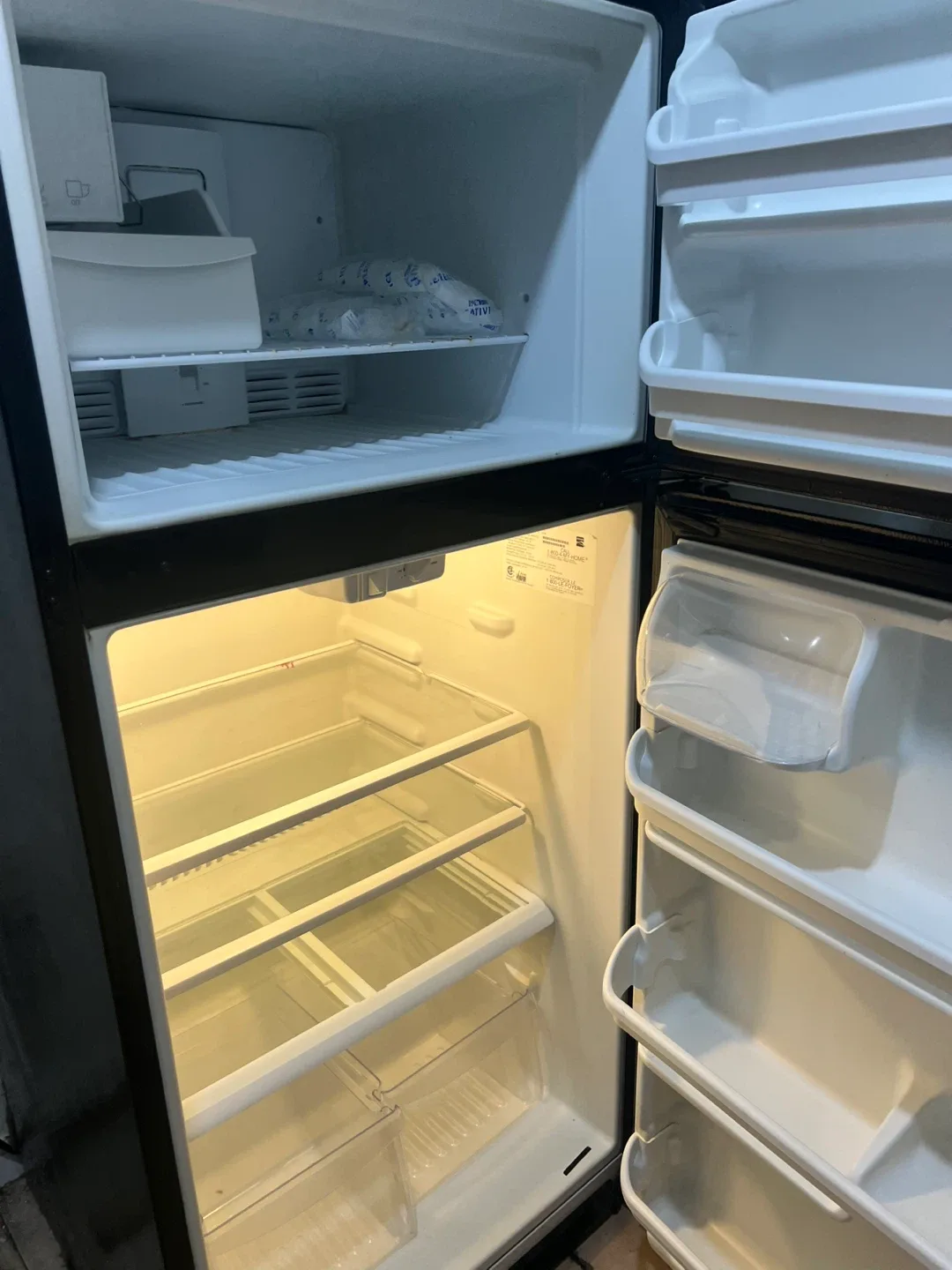 Kenmore Black Refrigerator image indicator(2)