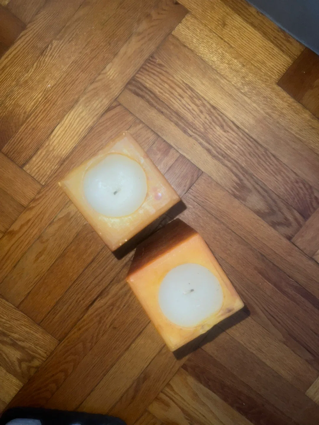 Two Decorative Candles