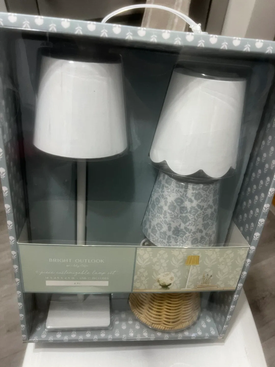Lily & Laye Bright Outlook Lamp Set - New