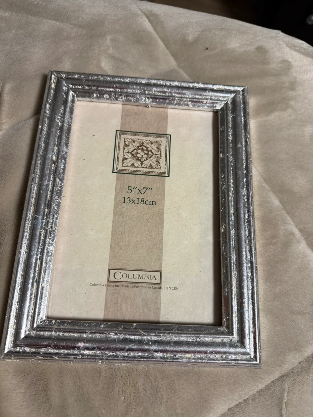 Columbia Silver Picture Frame 5"x7" image indicator(2)