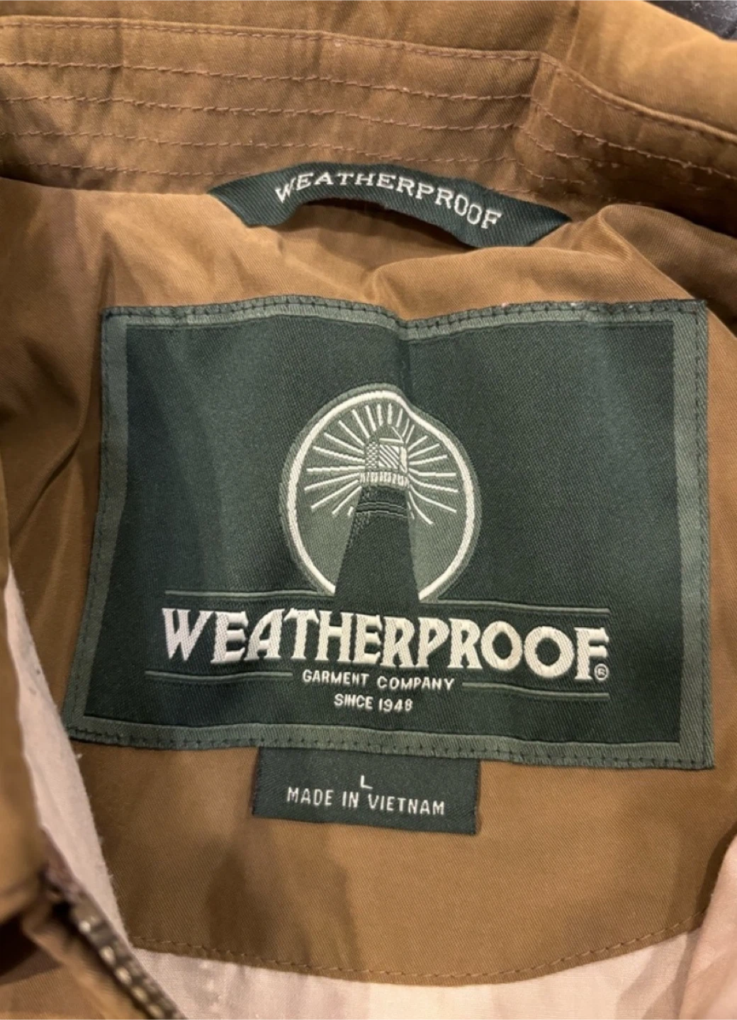 Weatherproof Garment Company Jacket, Size L - photo 3