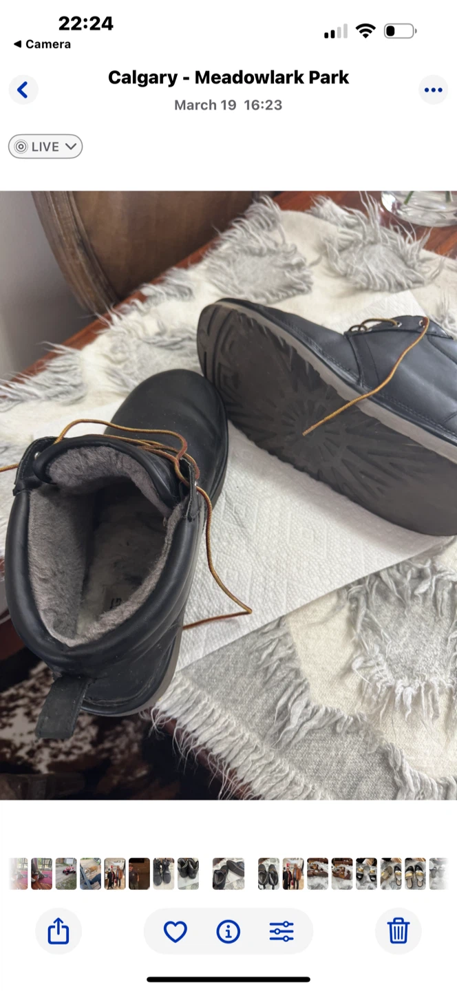 UGG Black Leather Boots - photo 3