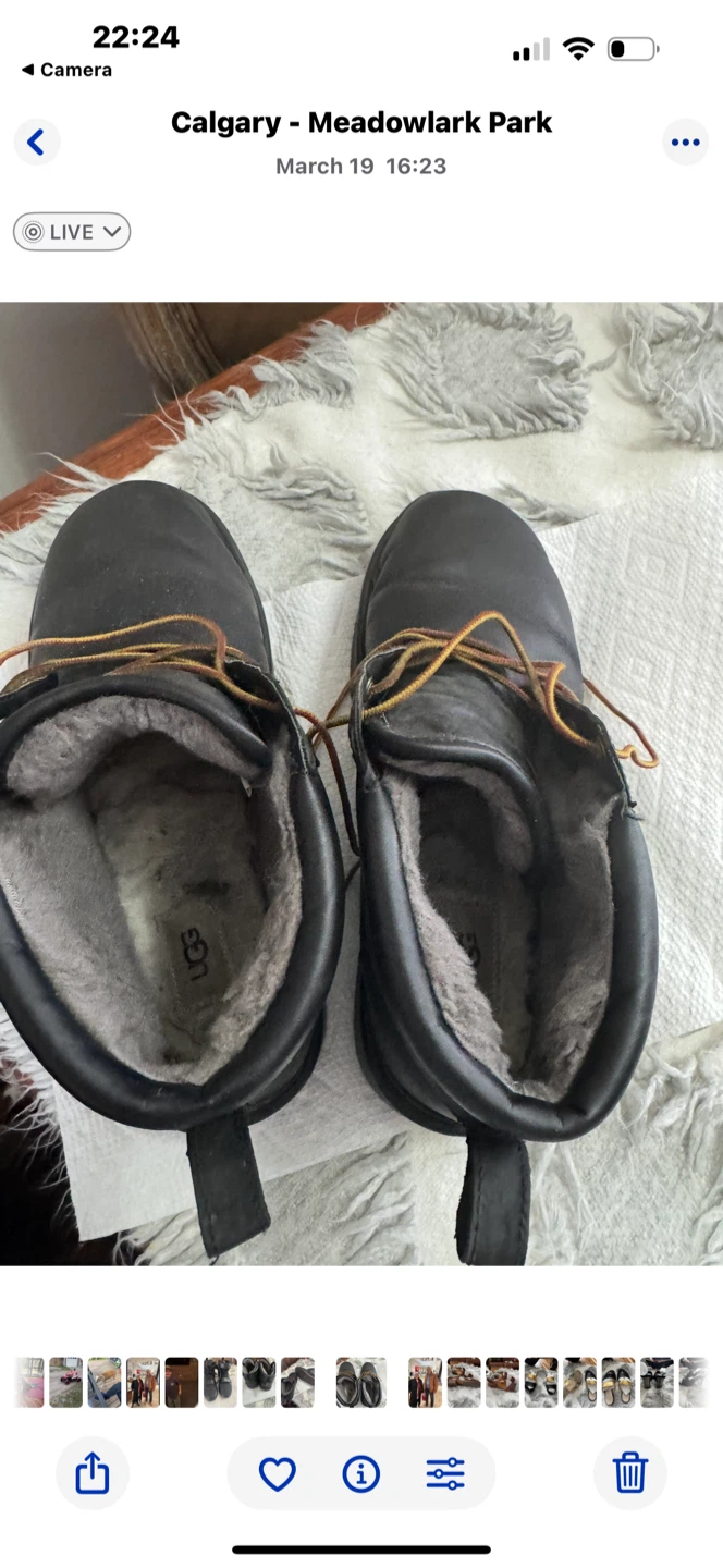 UGG Black Leather Boots - photo 2