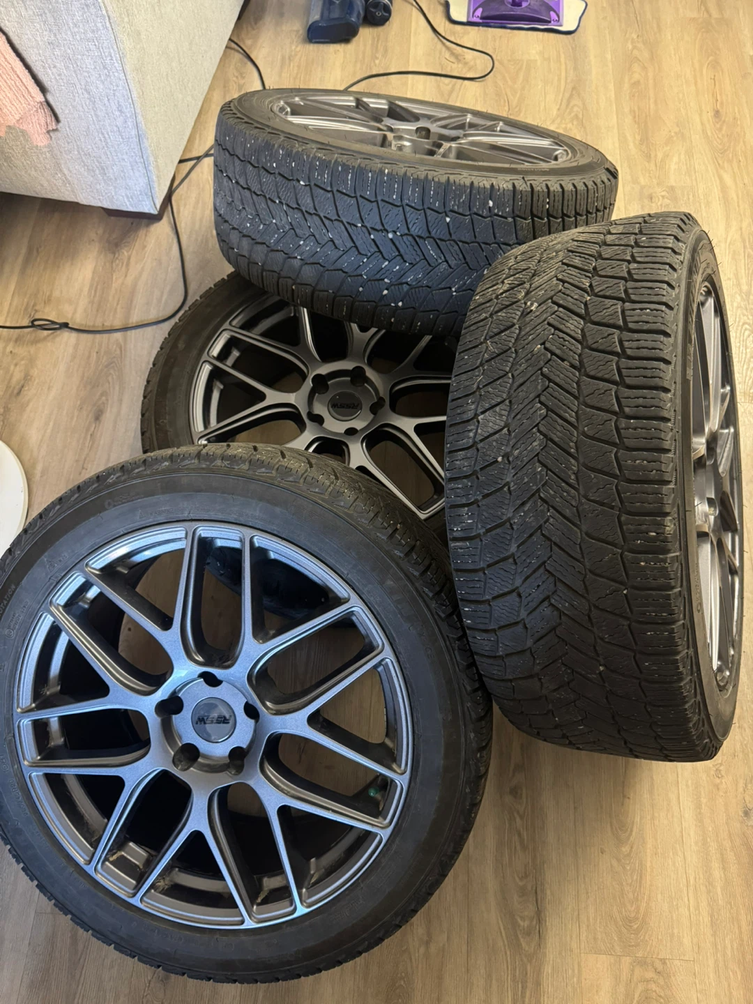 Set of 4 MSW Wheels with Michelin Tires 265/45R20 - photo 2