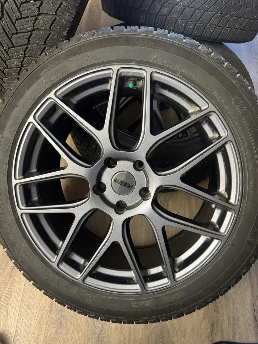 Set of 4 MSW Wheels with Michelin Tires 265/45R20