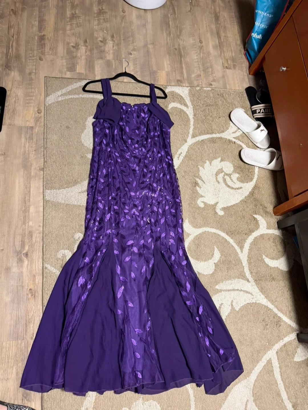 Purple Evening Gown
