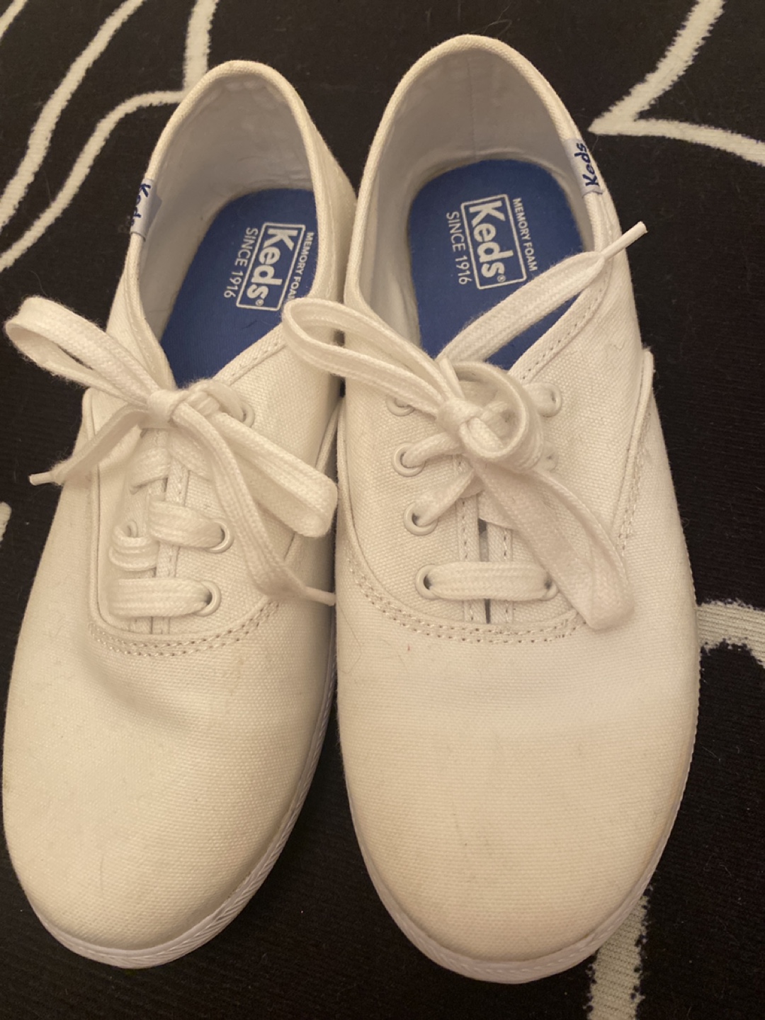 Keds White Canvas Sneakers