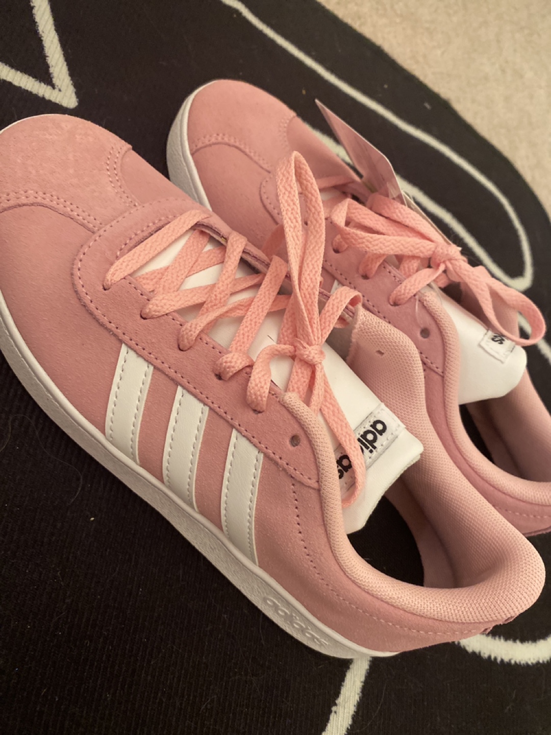 New Adidas VL Court 2.0 K Pink Sneakers - photo 2