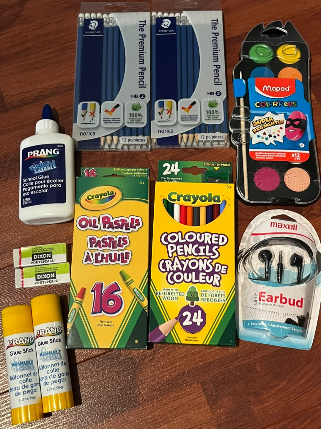 All New-School Supplies Bundle :Crayola,Staedtler