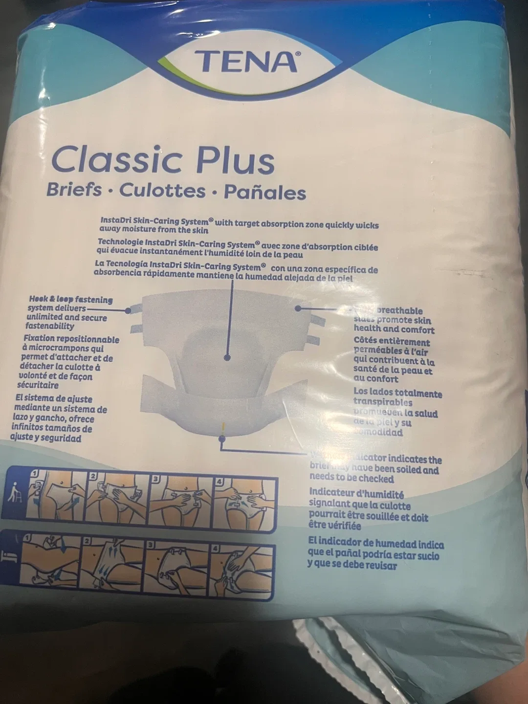 Tena Classic Plus Briefs, Size M (34-47") image indicator(3)