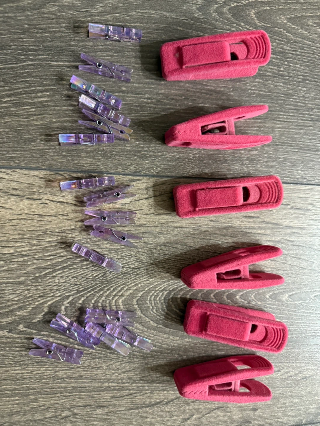 Clothes Pins - Purple & Pink