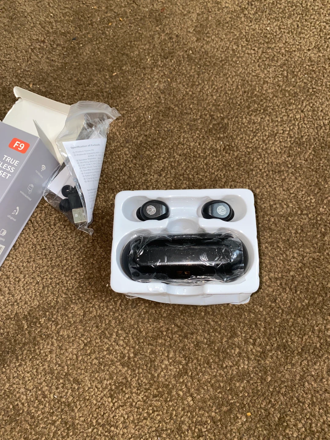 F9 True Wireless Headset - New - photo 3