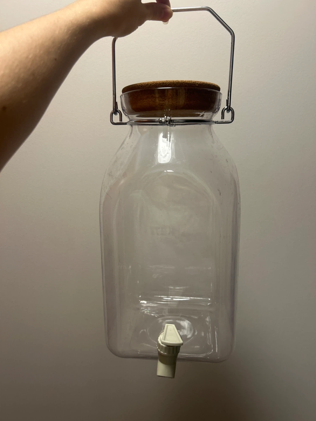 Drink Dispenser with Spigot & Cork Lid