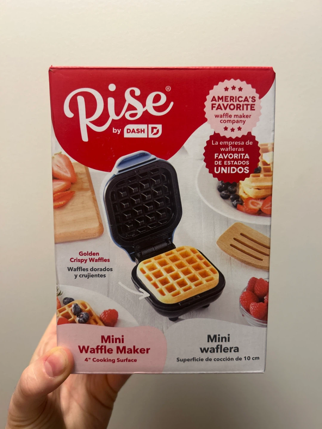 Rise by Dash Mini Waffle Maker - New in Box!