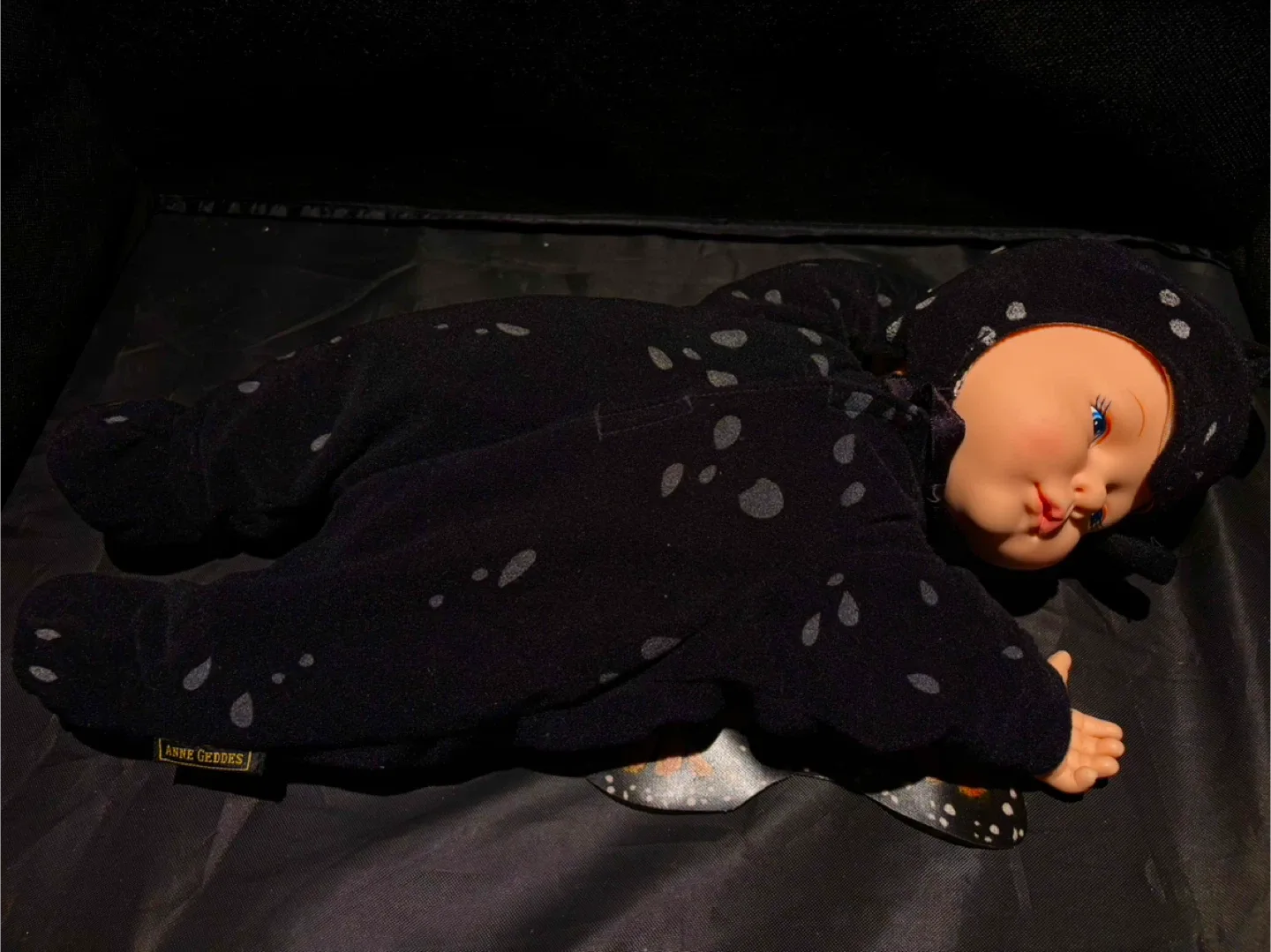 Vintage Anne Geddes Monarch Butterfly Collectors Doll 15" Awake image indicator(5)