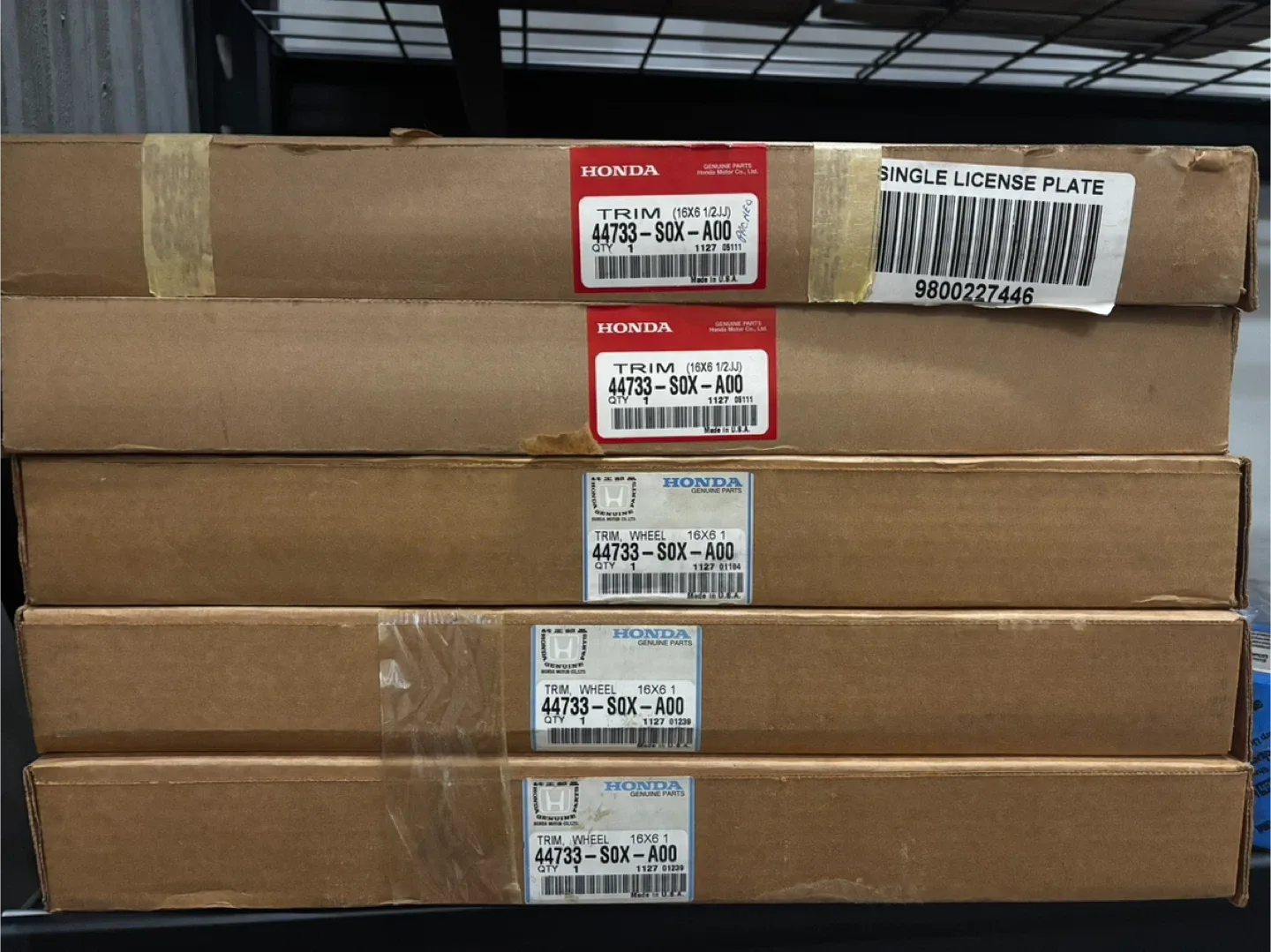 Honda Odyssey - 1999up wheel covers set (5) image indicator(5)