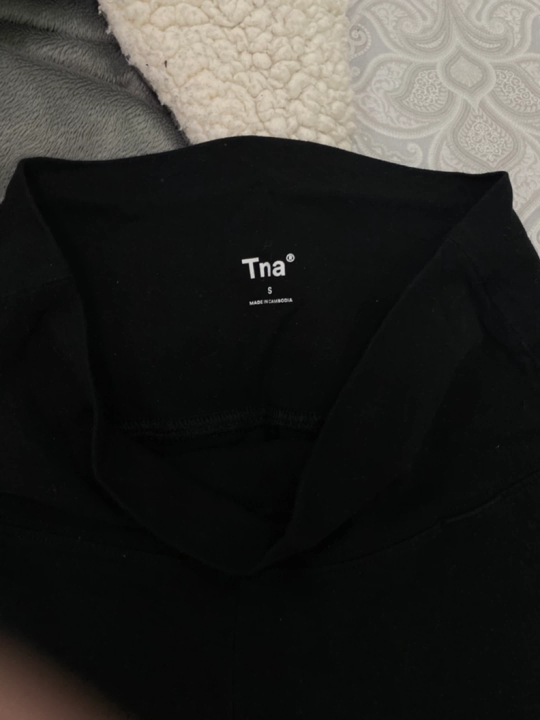 TNA Black Flare Leggings - Size Small - photo 2