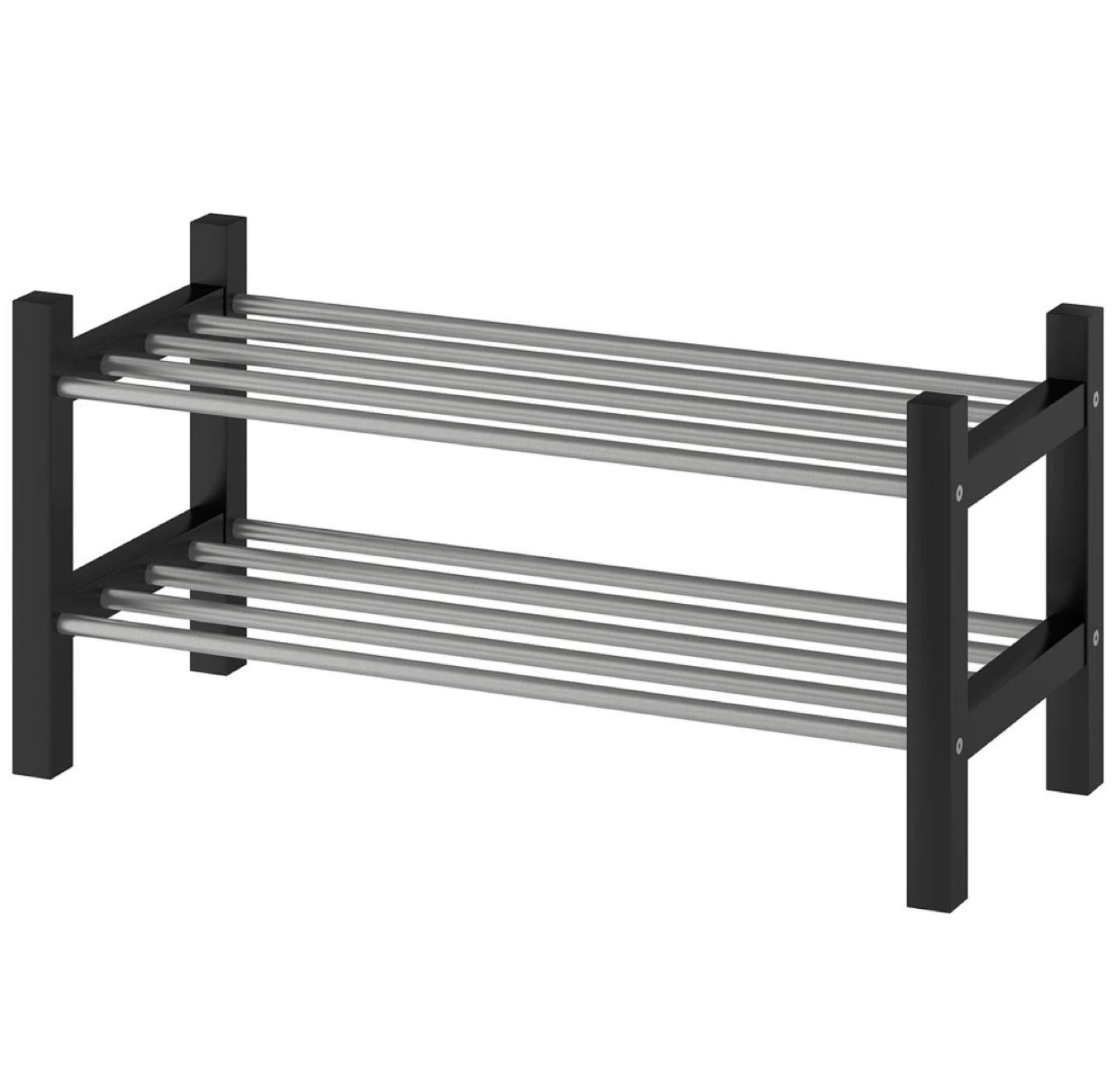 IKEA Shoe Rack - Black/Silver