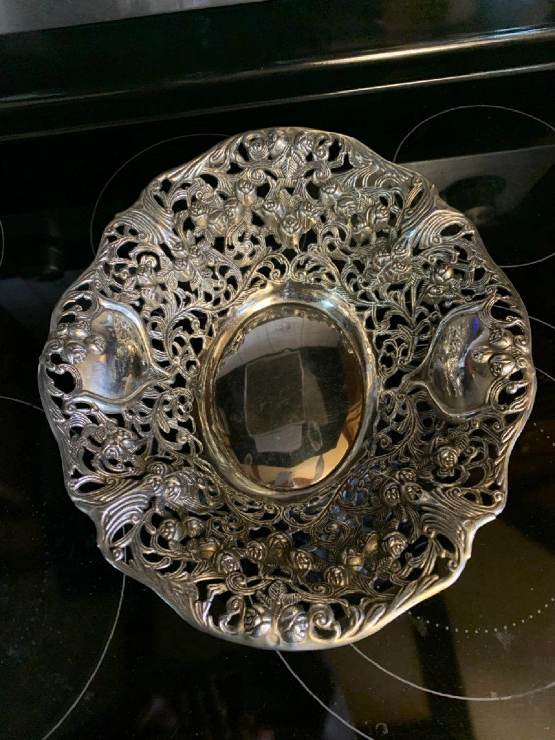 Silver Plated Ornate Bowl - photo 2