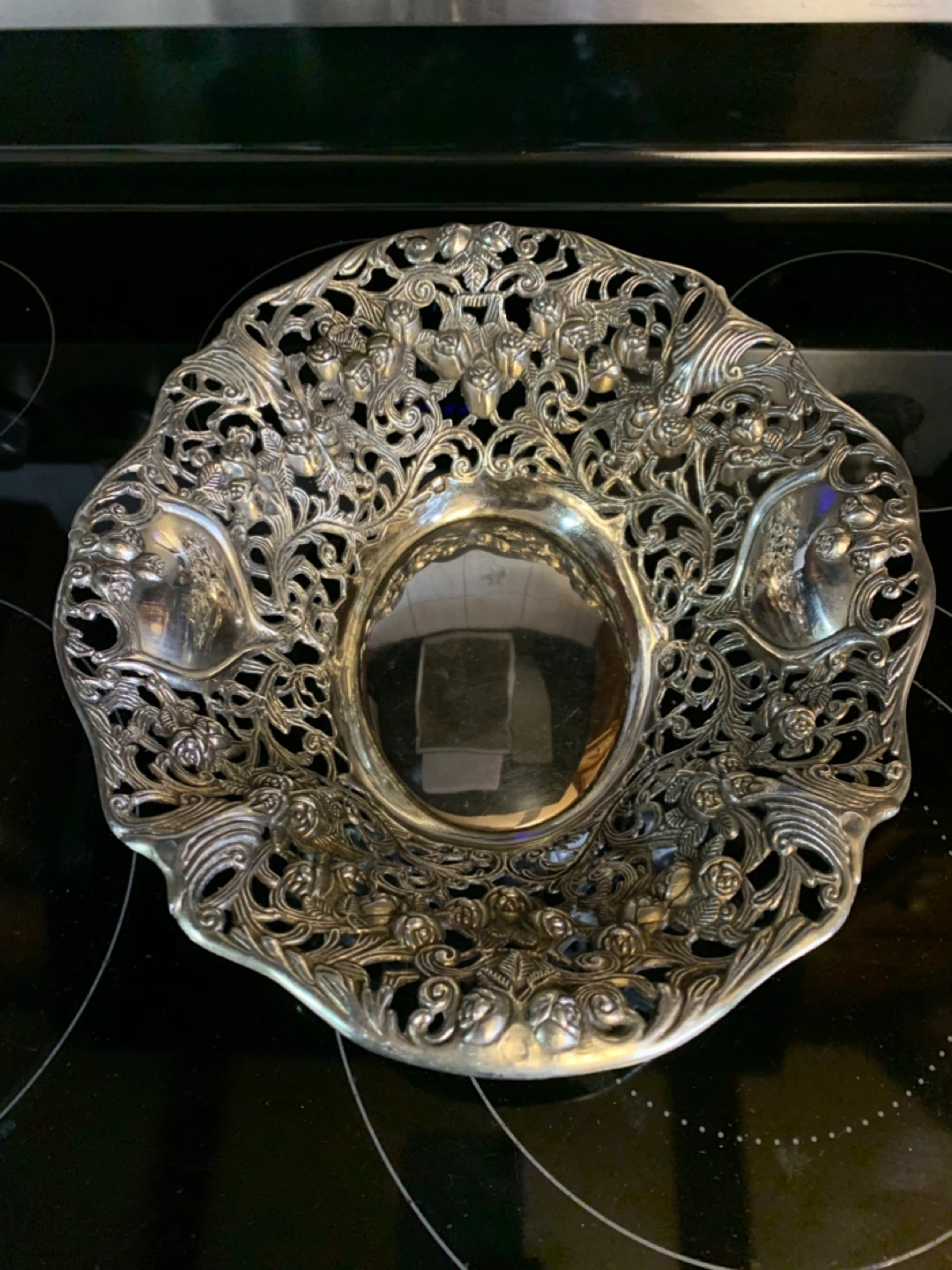 Silver Plated Ornate Bowl