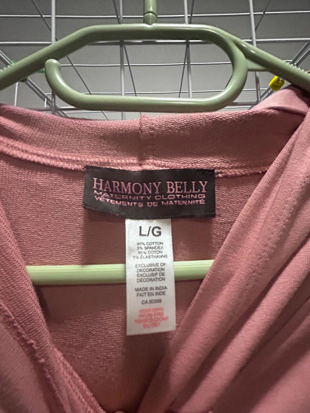 Harmony Belly Maternity Hoodie - Size L/G - photo 3