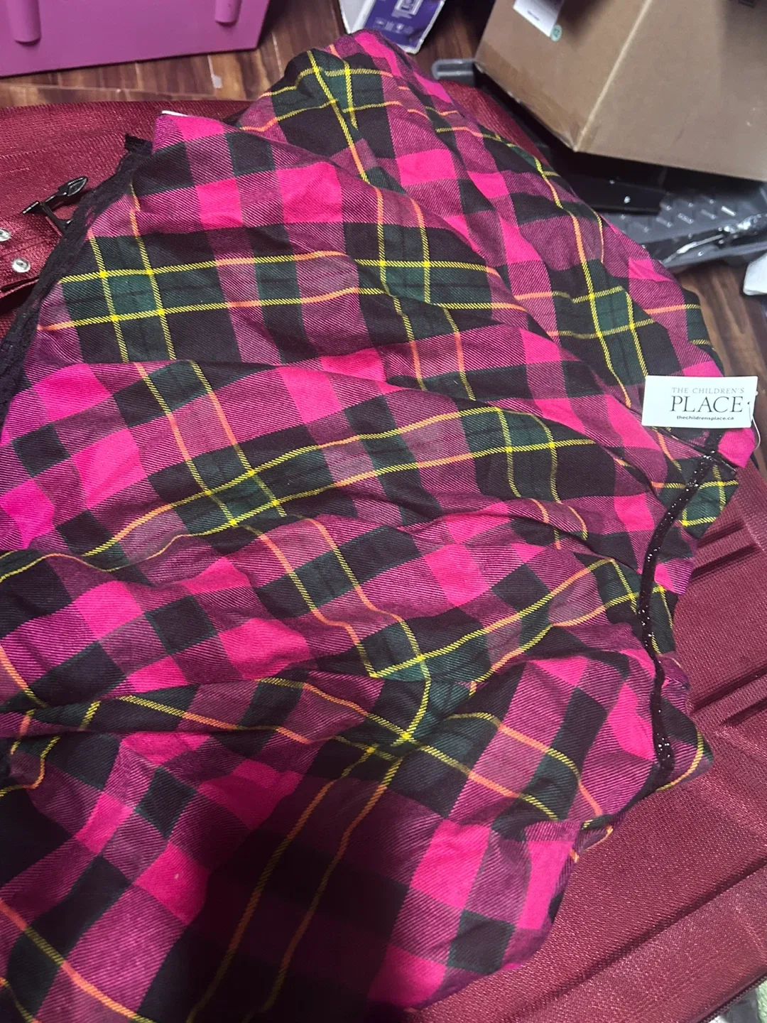 The Children's Place Pink Plaid Skirt image indicator(2)