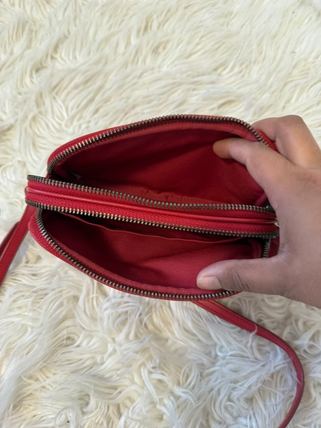 Coach Red Crossbody Bag image indicator(3)