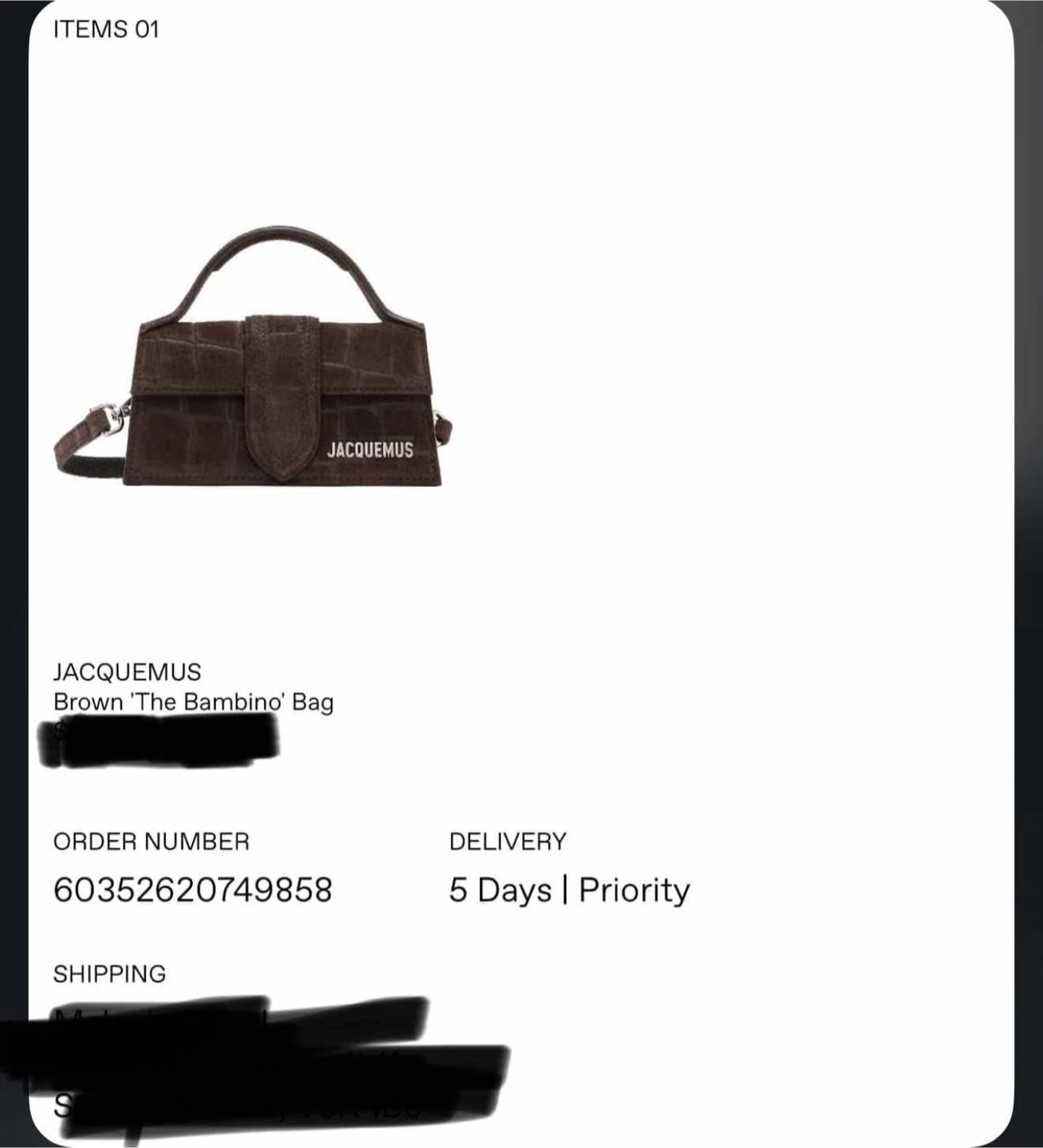Jacquemus 'Le Bambino' Brown Bag - photo 2