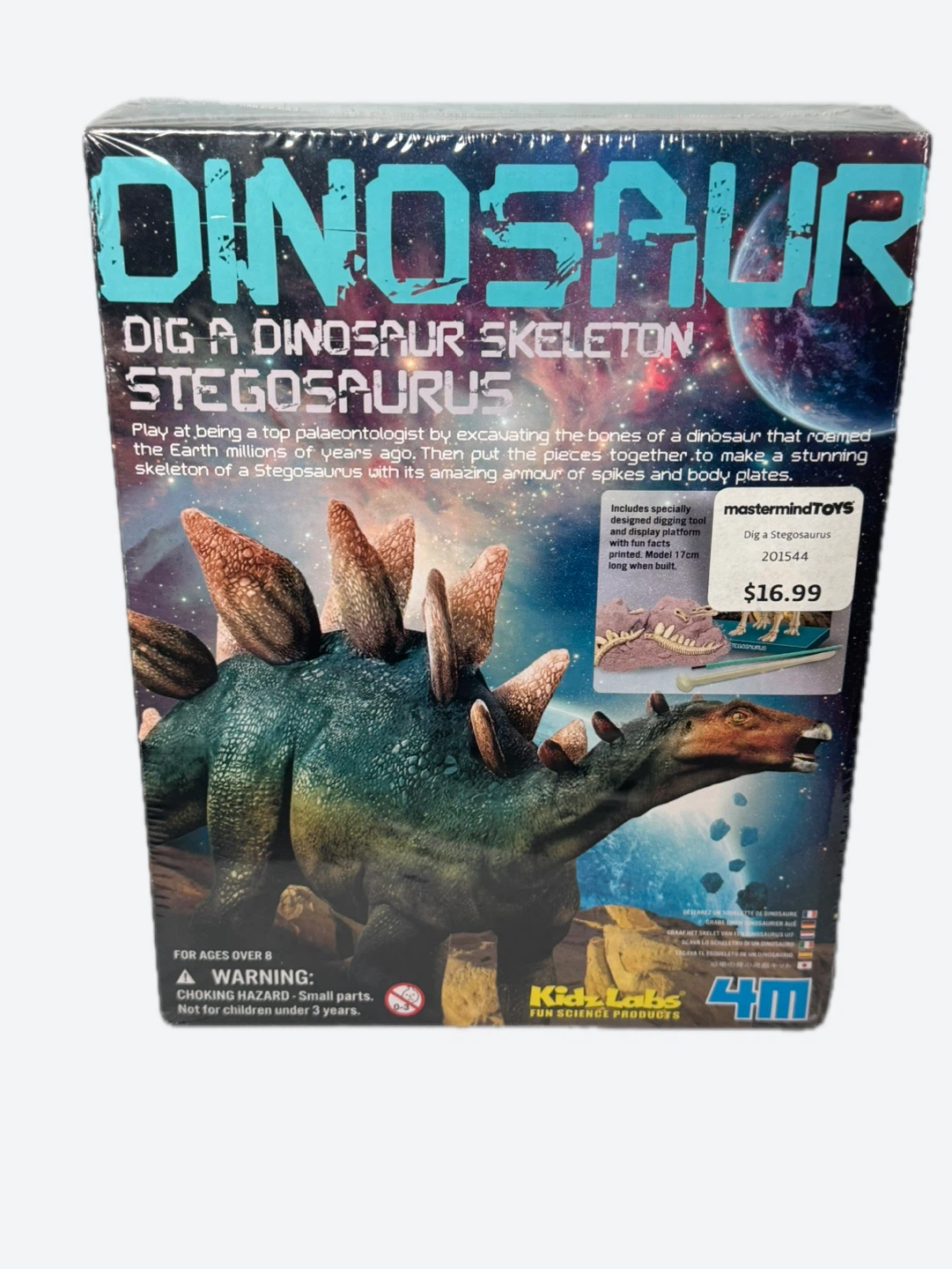 NEW Dinosaur Dig a Stegosaurus Skeleton Kit