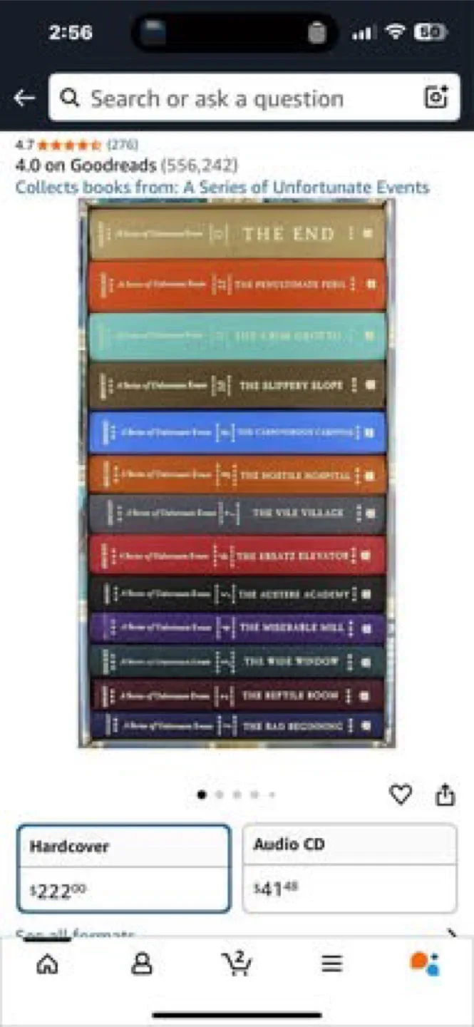 A Series of Unfortunate Events - Books 1-13 image indicator(2)