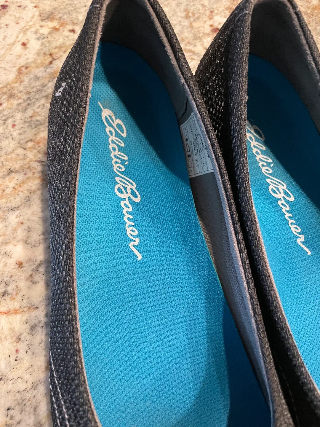 Eddie Bauer Travex Black Ballet Flats Size 9 image indicator(2)