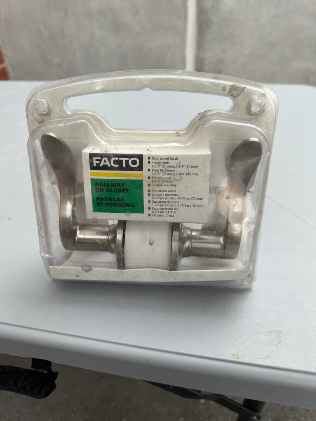 New Facto Hallway/Closet Passage Door Handle thumbnail