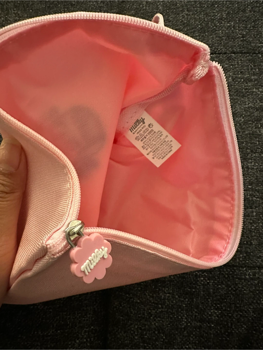 Milky Peko-chan Pink Canvas Pouch - photo 3